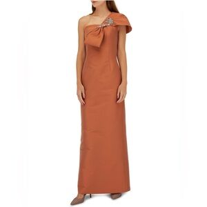 Sachin + Babi copper Ines gown dress